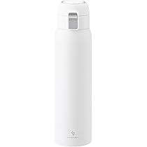 ホワイト水筒 液漏れ防止 ワンタッチオープン*6 31XFb5+4E3S._AC_UL210_SR210,